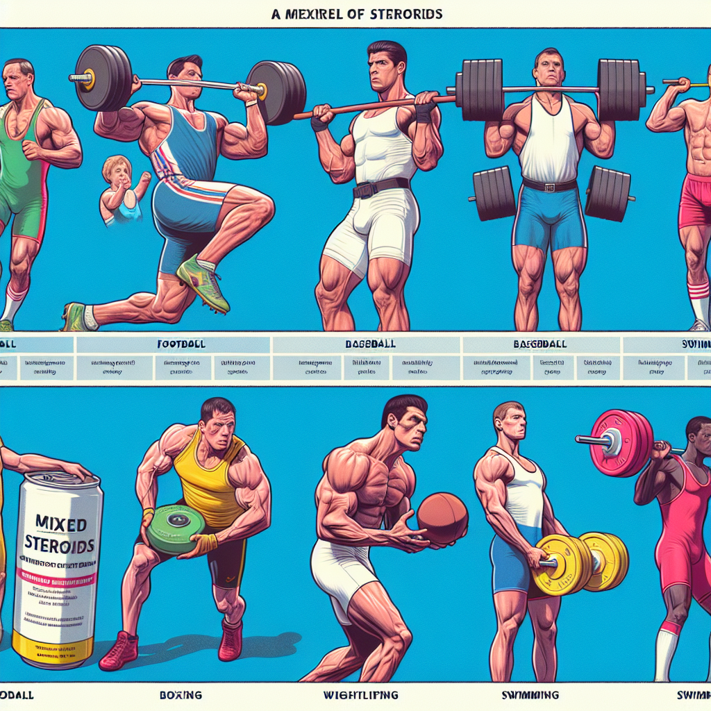 Caractéristiques de l'utilisation du Mélange de stéroïdes dans différents sports