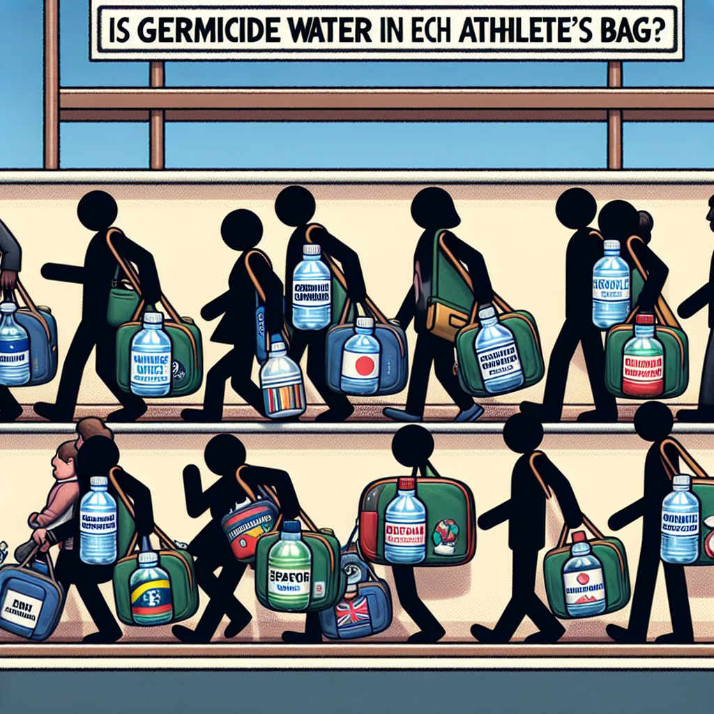 Eau germicide dans le sac de chaque athlète : indispensable ou non ?