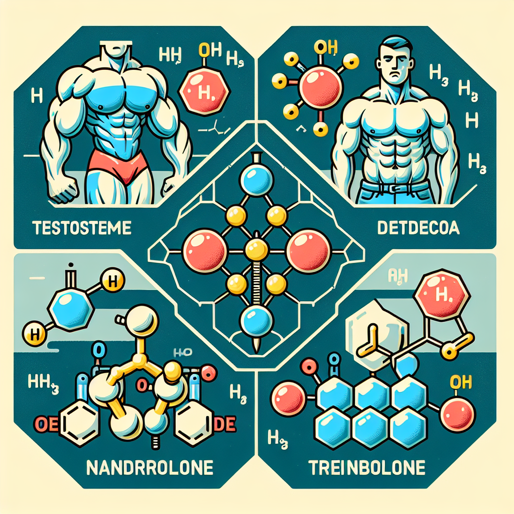 Principaux stéroïdes utilisés dans les mélanges : Testostérone, Deca, Trenbolone