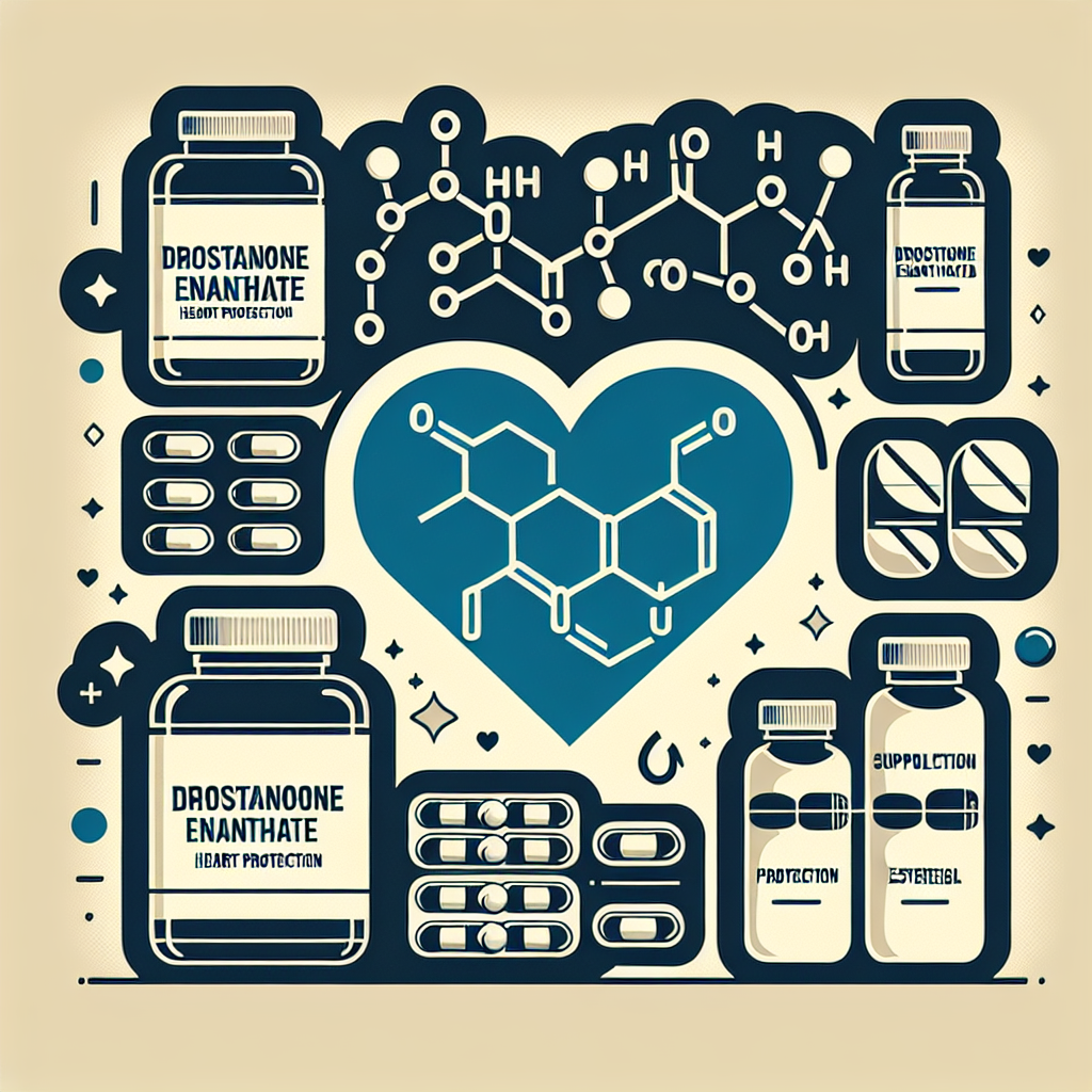 Quels sont les compléments souhaitables lors d'une cure de Drostanolone Enantate pour protéger le cœur ?