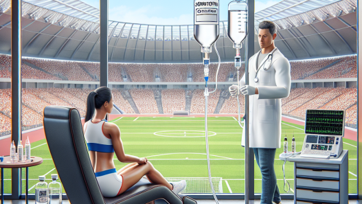 Perfusion de somatropine pour la coordination et la laxité sportives