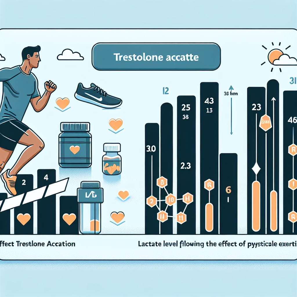 Acétate de trestolone et son effet sur le taux de lactate après un effort physique