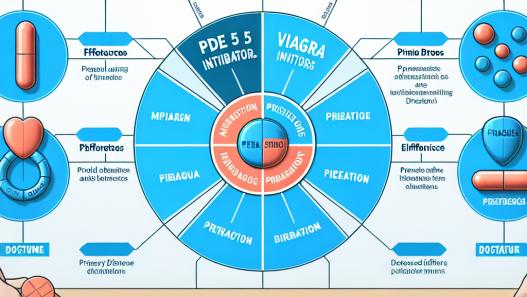 Analyse comparative du Viagra et d'autres inhibiteurs de la PDE 5