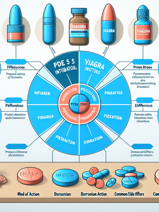 Analyse comparative du Viagra et d'autres inhibiteurs de la PDE 5