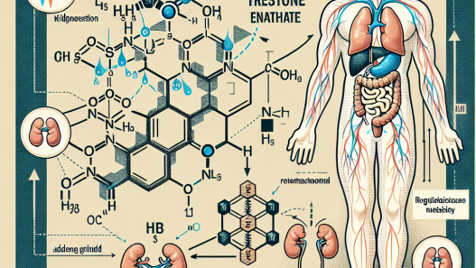 Énanthate de tréstolone et régulation du métabolisme eau-sel