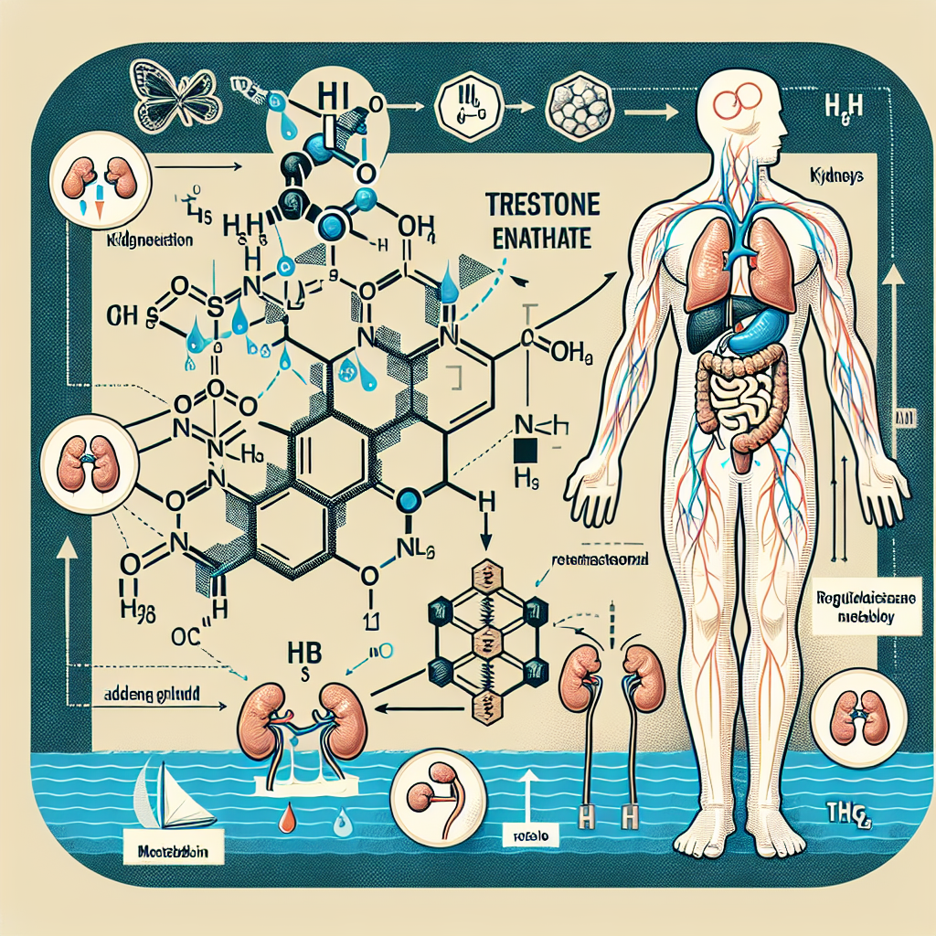 Énanthate de tréstolone et régulation du métabolisme eau-sel