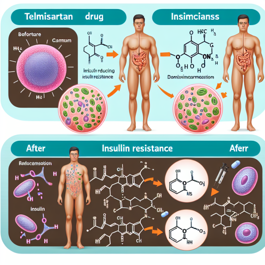 Évaluation de la capacité du telmisartan à réduire la résistance à l'insuline