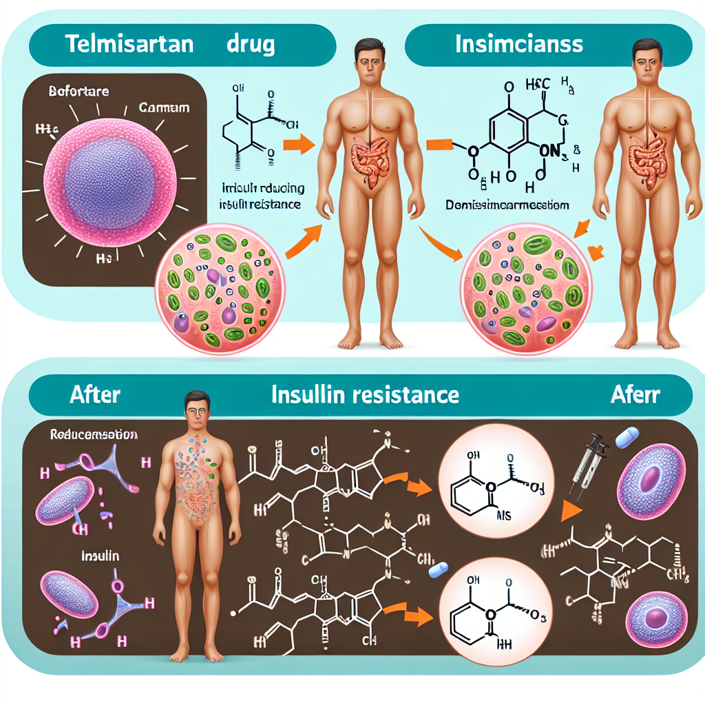 Évaluation de la capacité du telmisartan à réduire la résistance à l'insuline