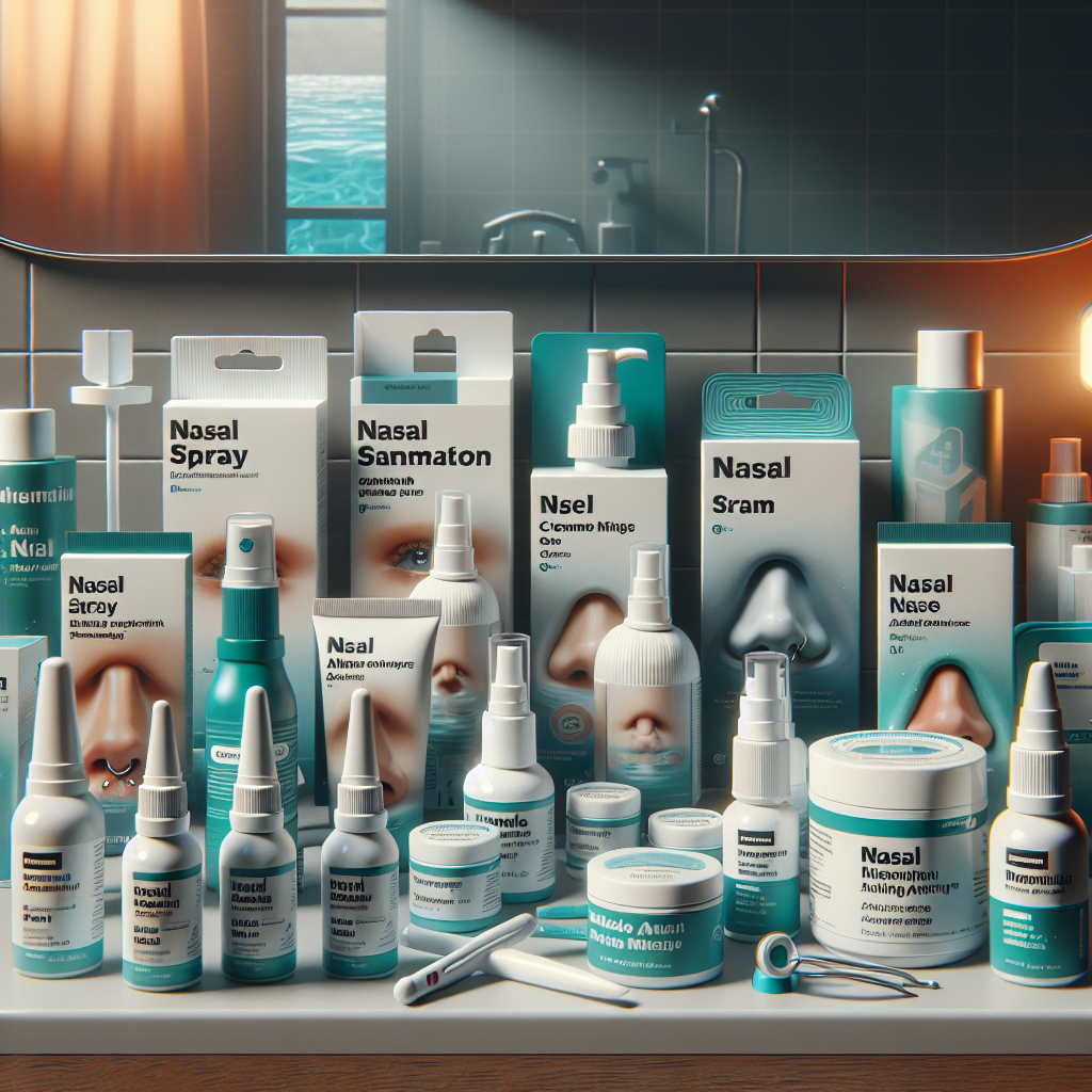Produits nasaux pour réduire l'irritation des muqueuses après la baignade