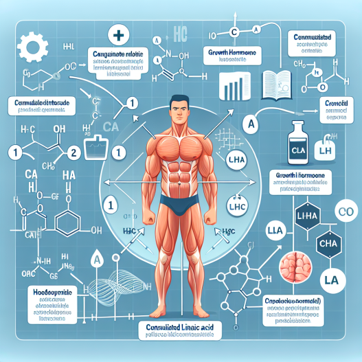 Comment le CLA affecte-t-il le taux d'hormone de croissance ?