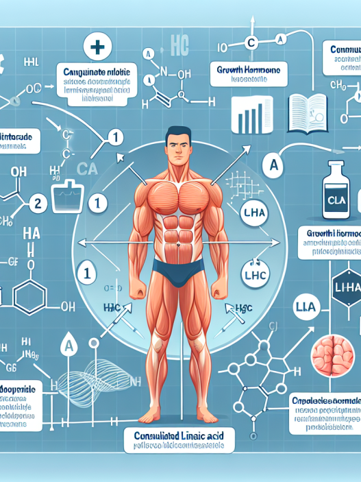 Comment le CLA affecte-t-il le taux d'hormone de croissance ?