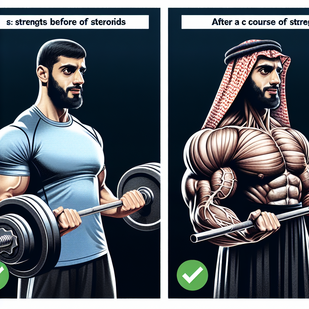 Comparaison des résultats de force avant et après une cure de stéroïdes