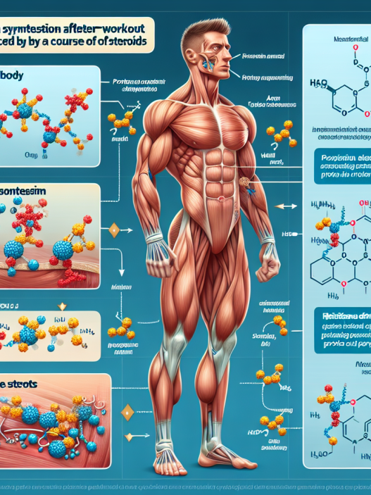 Cure de stéroïdes pour optimiser la synthèse protéique après l'entraînement