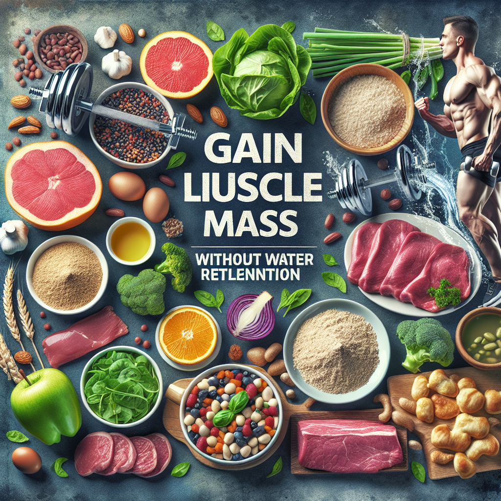 Cure pour la prise de masse sèche sans rétention d'eau ?