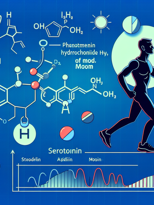 Effet du chlorhydrate de phentermine sur les niveaux de sérotonine et l'humeur pendant l'entraînement