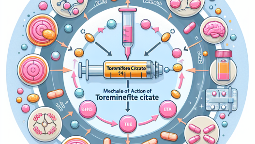 Mécanisme d'action du citrate de torémifène dans le traitement anti-œstrogénique