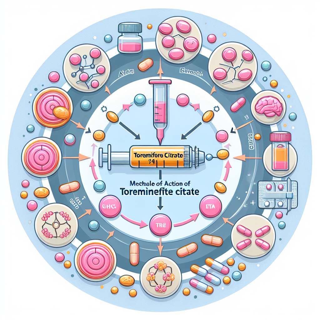 Mécanisme d'action du citrate de torémifène dans le traitement anti-œstrogénique