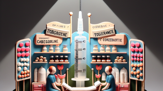 Cabergoline et tolérance chez les patients